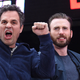 Image for article titled Mark Ruffalo comforts Chris Evans following dick pic debacle